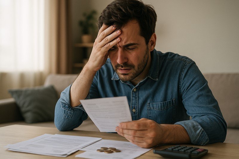 Pessoa-preocupada-com-os imprevistos-financeiros