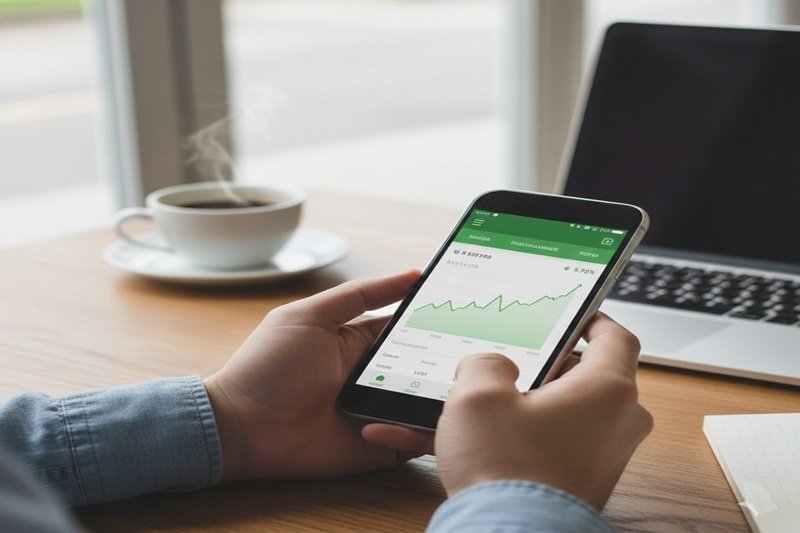 meu rico dinheiro Investir está na palma da sua mão