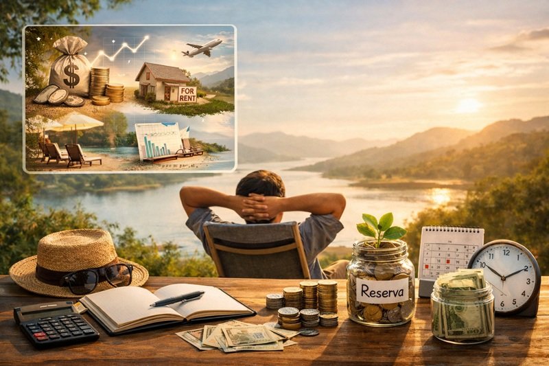 Ser financeiramente independente é viver com tranquilidade sem depender exclusivamente do trabalho.